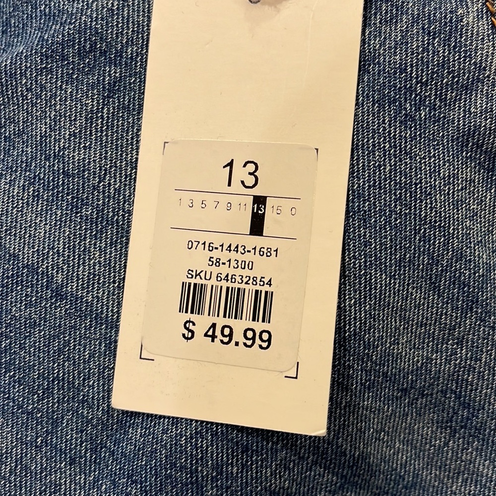 refuge Light Blue Wide Leg Jeans - Picture 4 of 6